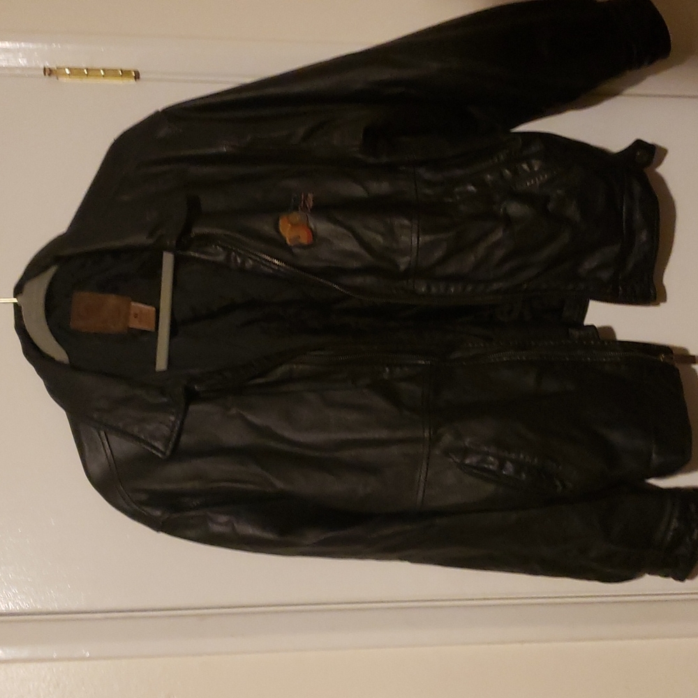 Mens Rare Seattle SuperSonics VIP Collection leather Vintage Bomber jacket